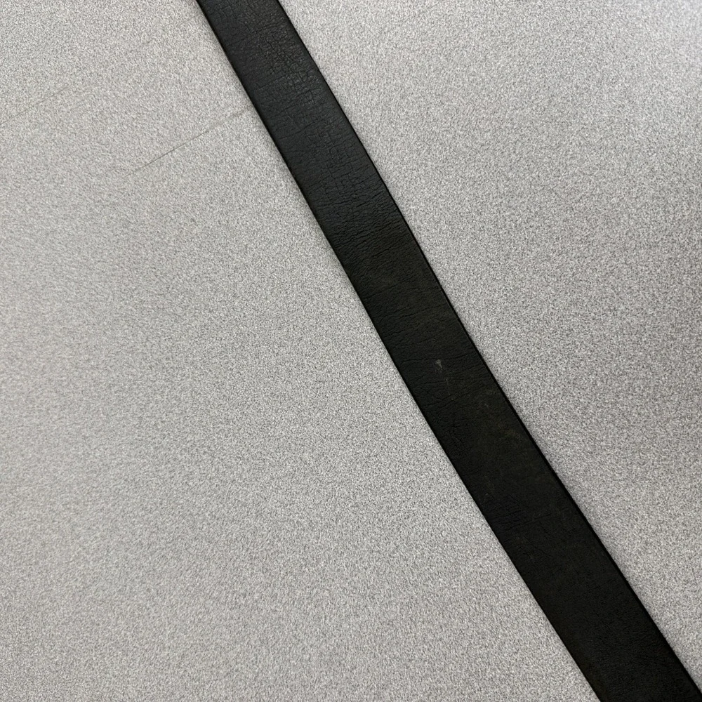 LeJon Tulliani Belt Mens 38 Black Leather Buckle Classic Everyday Casual USA